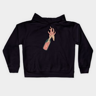 fire bottle Kids Hoodie